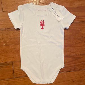 3M Janie & Jack Lobster Onesie NWT